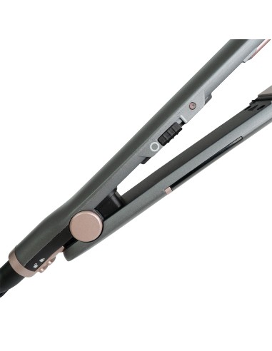 HAIR STRAIGHTENER WITH FLOATING CERAMIC PLATES...