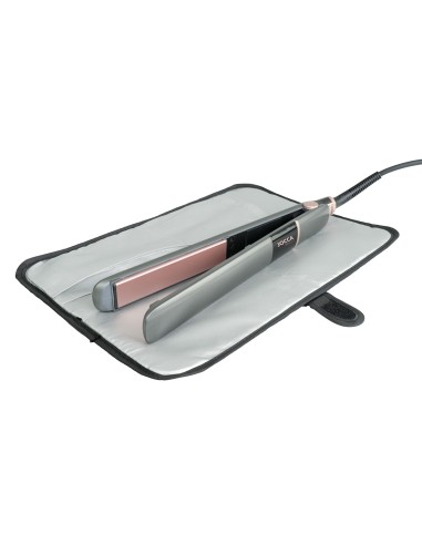 Haarijzer met zwevende keramische platen en...