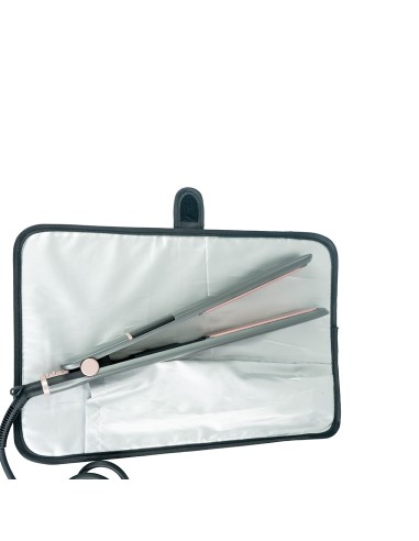 HAIR STRAIGHTENER WITH FLOATING CERAMIC PLATES...