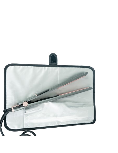 PLANCHA DE PELO CON PLACAS CERÁMICAS FLOTANTES Y FUNDA TÉRMICA