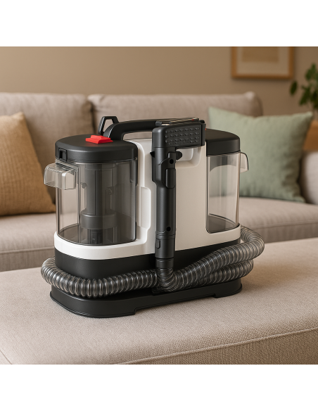 ASPIRADOR DE TAPICERÍAS LIMPIEZA POR AGUA Y VAPOR 12KPA