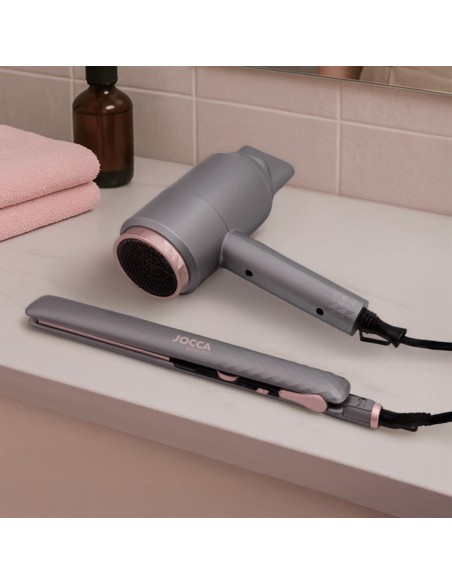 SET HAIR DRYER 220W MOTOR DC + HAIR STRAIGHTENER 45W