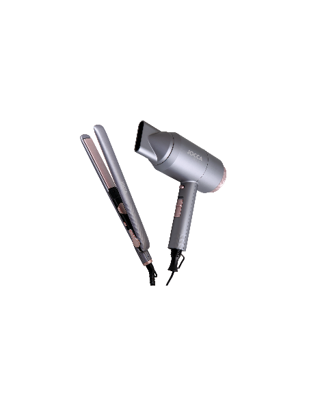 SET HAIR DRYER 220W MOTOR DC + HAIR STRAIGHTENER 45W