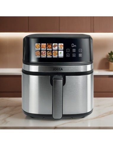 8L DIGITAL AIR FRYER WITH DOUBLE RESISTANCE AND...