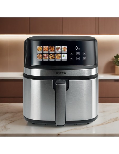 8L DIGITAL AIR FRYER WITH DOUBLE RESISTANCE AND COLOR DISPLAY