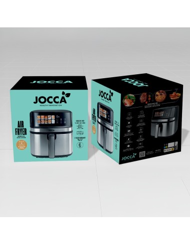 8L DIGITAL AIR FRYER WITH DOUBLE RESISTANCE AND...