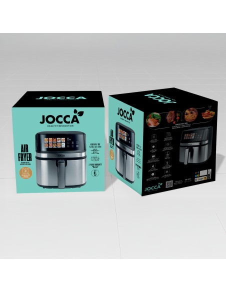 8L DIGITAL AIR FRYER WITH DOUBLE RESISTANCE AND COLOR DISPLAY