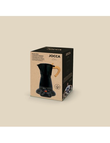 Cafetière italienne électrique noir