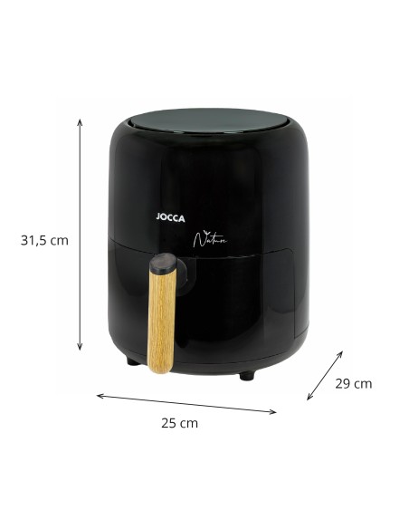 FREIDORA DE AIRE 3.8L DIGITAL NATURE NEGRA