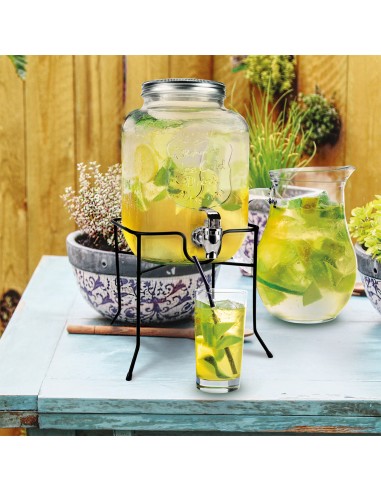 Drink dispenser met ondersteuning