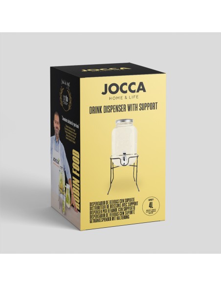 Drink dispenser met ondersteuning