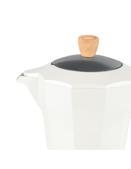 Elektrisk italiensk kaffemaskine natur