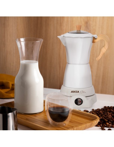 Elektrische Italiaanse koffiemachine natuur