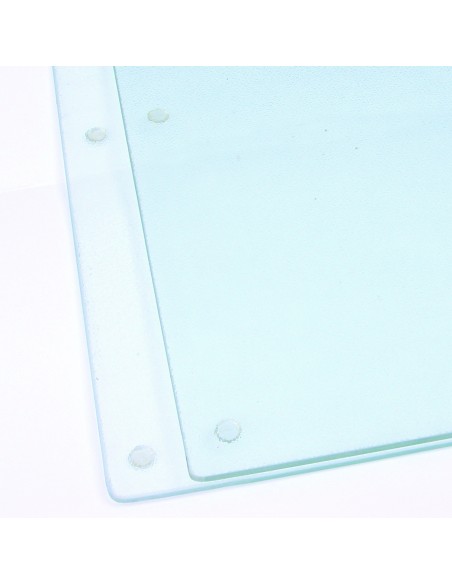 SET DE 2 PLACAS CUBRE VITROCERÁMICA DE CRISTAL TEMPLADO