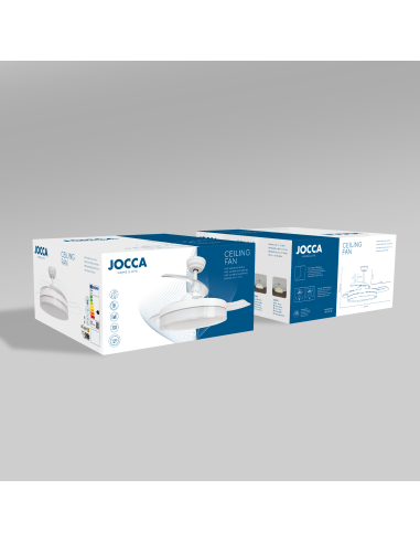 VENTILADOR DE TECHO CON LUZ Y ASPAS RETRÁCTILES