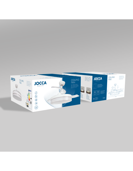 VENTILADOR DE TECHO CON LUZ Y ASPAS RETRÁCTILES