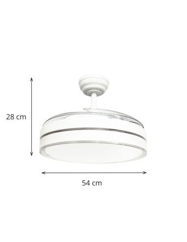 Loft ventilator med lette og tilbagetrækkelige...