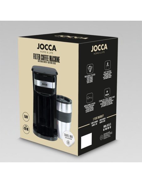 Posamezni stroj za kavo kapljico s termos in potovalno vrč 420ml