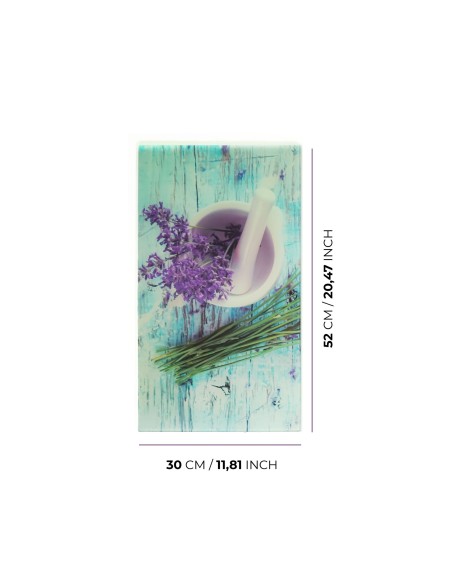 Conjunto de 2 Capas 52x30 cm Vitrocerâmica