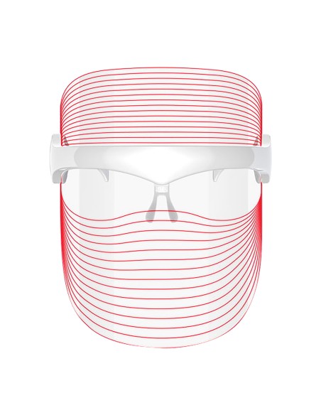 ANSIGTSMASKE MED LED-LYS