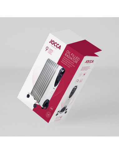RADIADOR DE ÓLEO DE 2000W 9 ELEMENTOS E TERMOSTATO