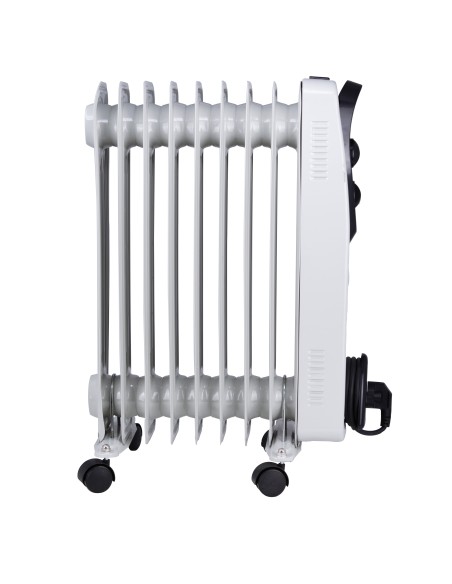 2000W OIL RADIATOR MET 9 ELEMENTEN EN THERMOSTAAT