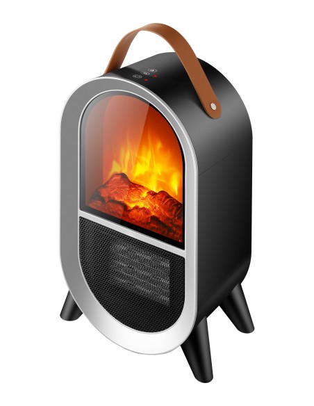 Ceramic heater Fireplace effect 1500W 2