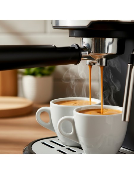 Espresso kavni avtomat 20 barov z uparjalnikom in odstranljivim depozitom 1,25l