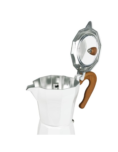 Elektrisk italiensk kaffemaskine natur