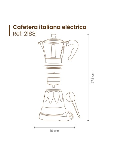 ELECTRIC ITALIAN COFFE MACHINE NATURE
