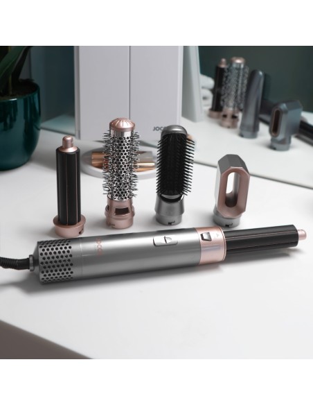 Brosse à air chaud avec des têtes 5 1000W