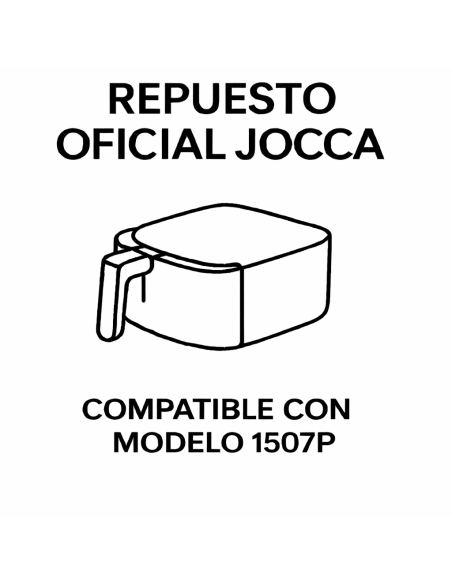 Cubeta de freidora para modelo 1507P y 2326P