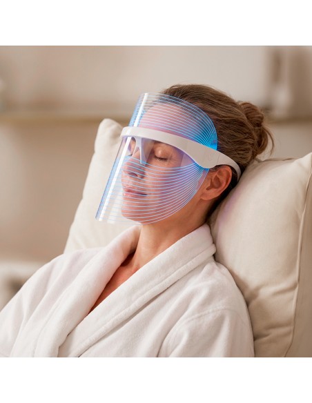 MASCARA FACIAL COM LUZ LED 2