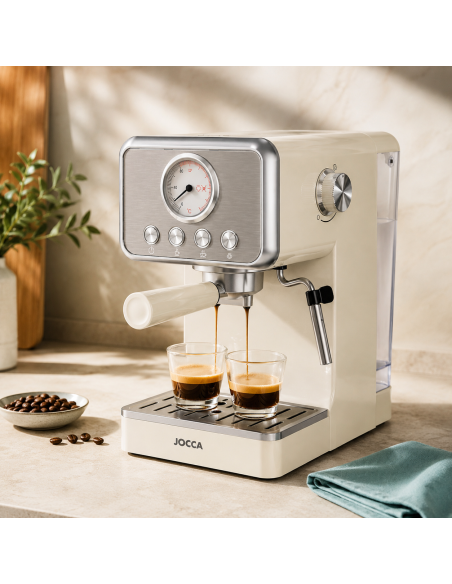 CAFETERA ESPRESSO RETRO 15 BARES CON DEPÓSITO EXTRAÍBLE 1,7L 2