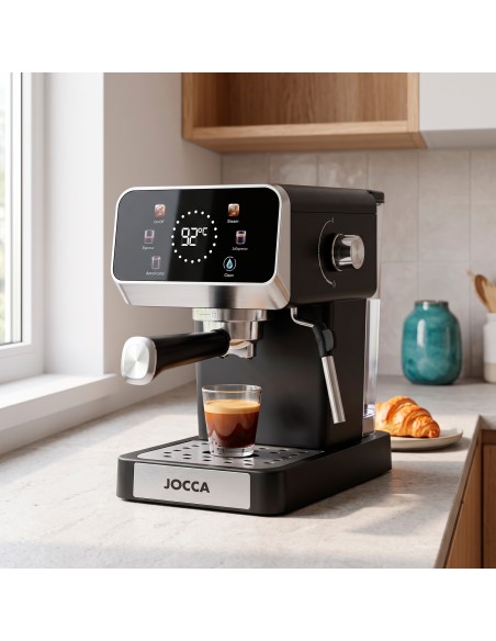 CAFETERA ESPRESSO CON PANTALLA TÁCTIL Y VAPORIZADOR 20 BARES 2