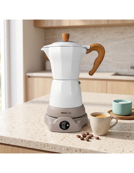 CAFETERA ITALIANA ELÉCTRICA 6 TAZAS NATURE 2
