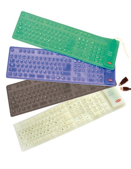 Teclado flexible para ordenador