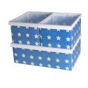 CESTAS APILABLES JOCCA ESTAMPADO DE ESTRELLAS CESTAS APILABLES JOCCA ESTAMPADO DE ESTRELLAS
