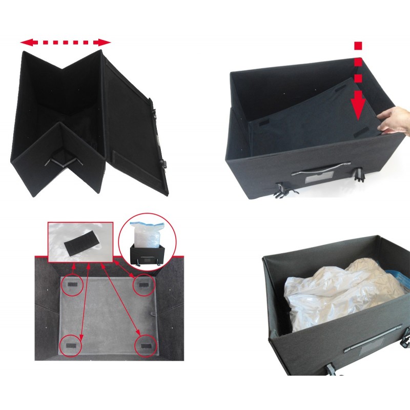 Baúl lilla med taske spare plads