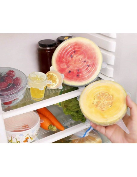 RECIPIENTES CON TAPAS DE COLORES (7UDS) 2