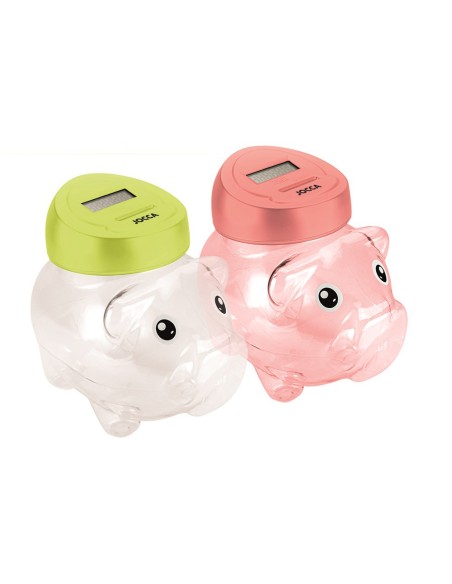 HUCHA DIGITAL CERDITO VERDE EN CAJA BLANCA