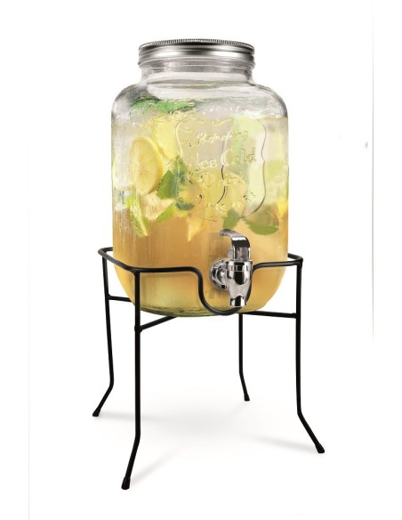 DISPENSADOR DE BEBIDAS CON SOPORTE 
