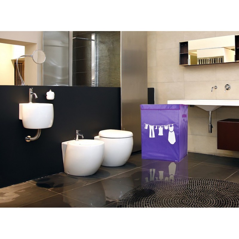 CESTOS PARA LA ROPA AZUL