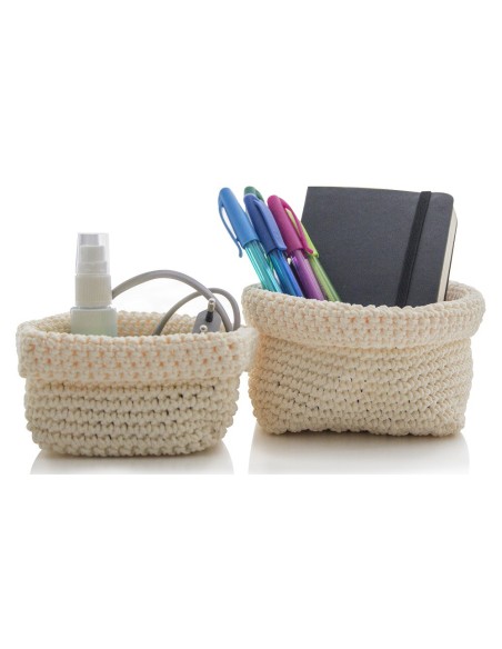 CESTA DE CROCHET - COLORES SURTIDOS 2