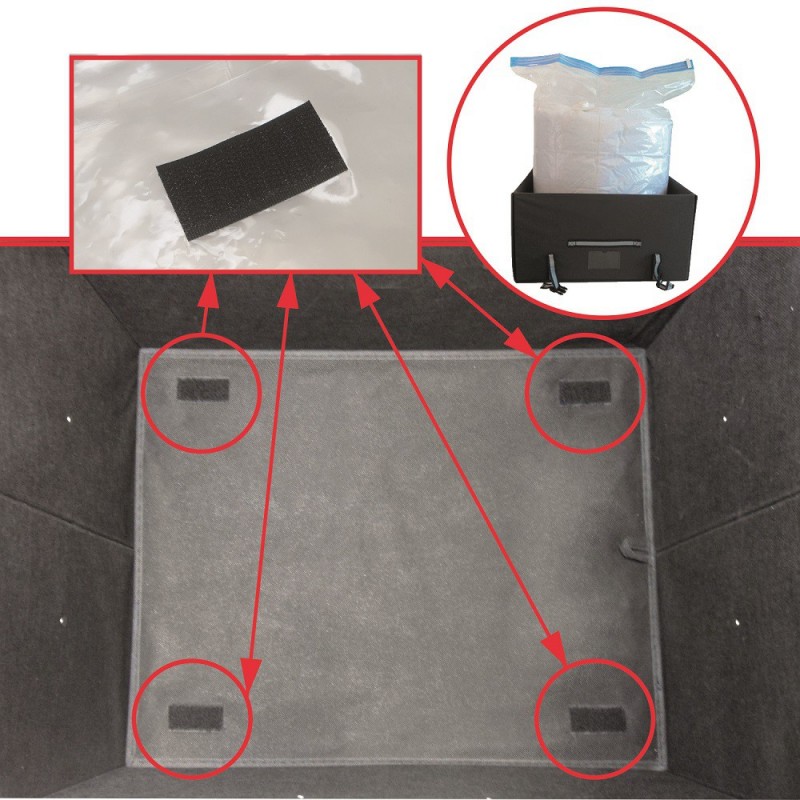 Baúl lilla med taske spare plads