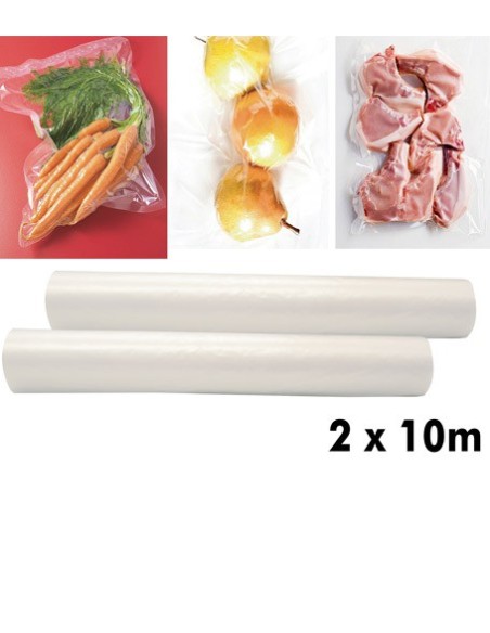 ROULEAUX DE 10M POUR APPAREIL À EMBALLAGE (2 unités))