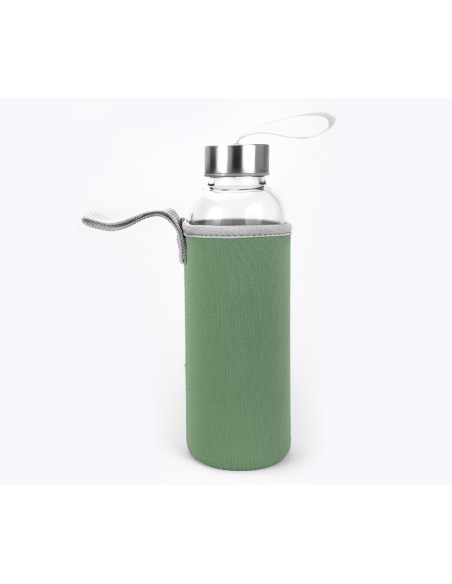 BOTELLA DE CRISTAL CON FUNDA DE NEOPRENO