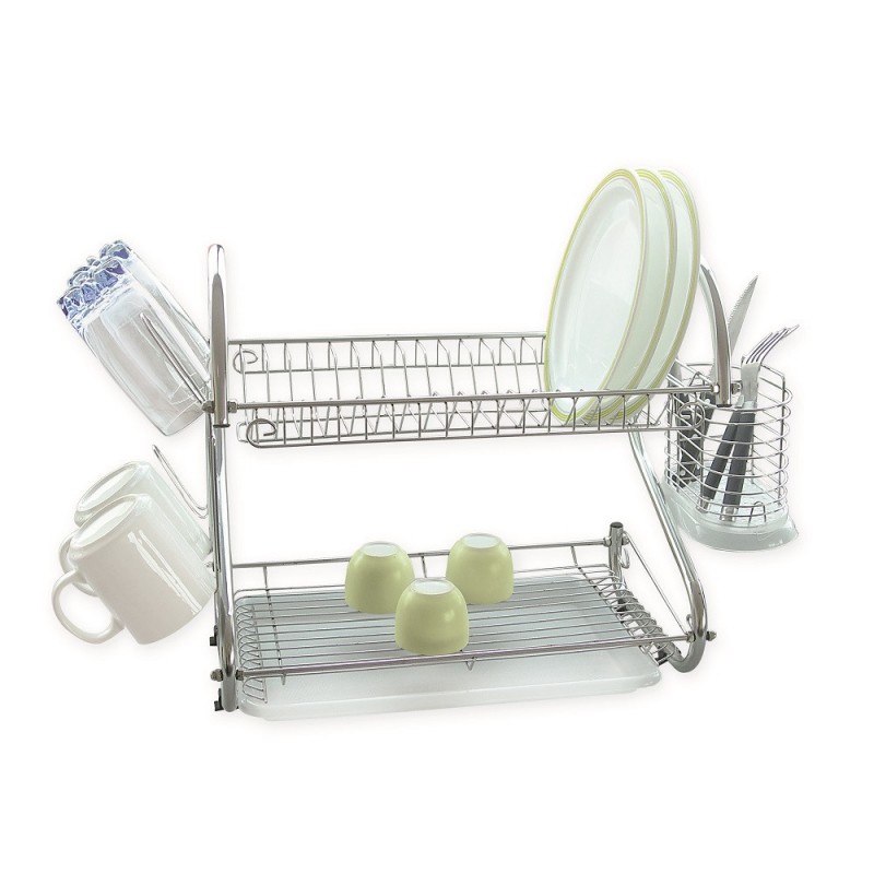 2 TIER DISHRACK