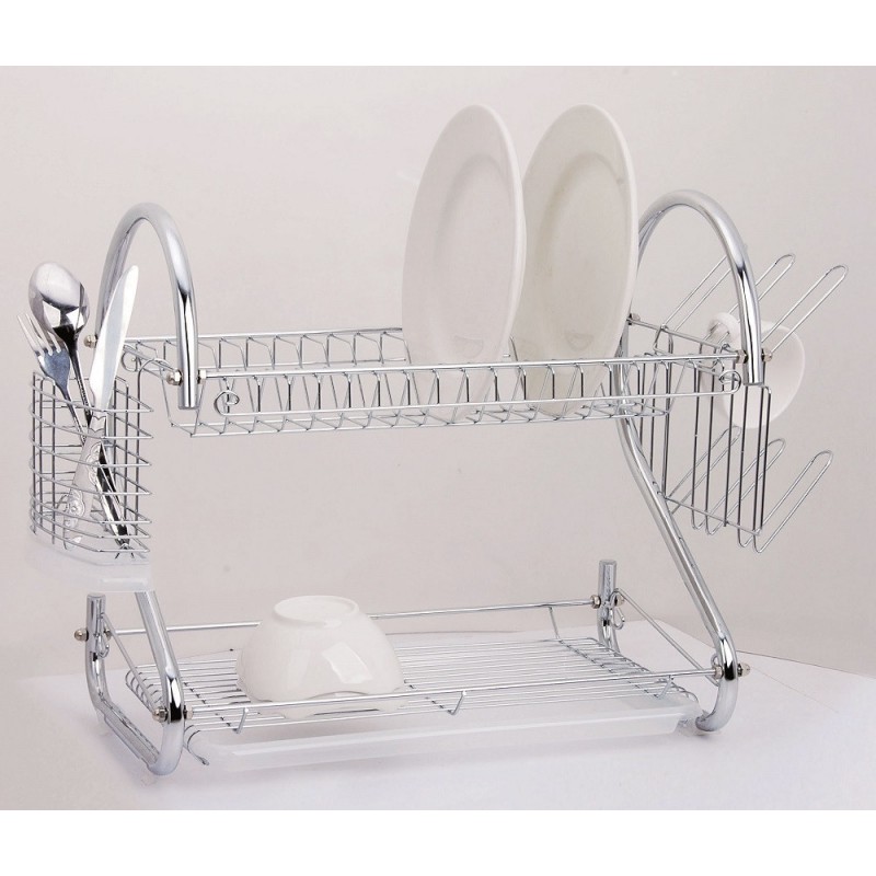 2 TIER DISHRACK