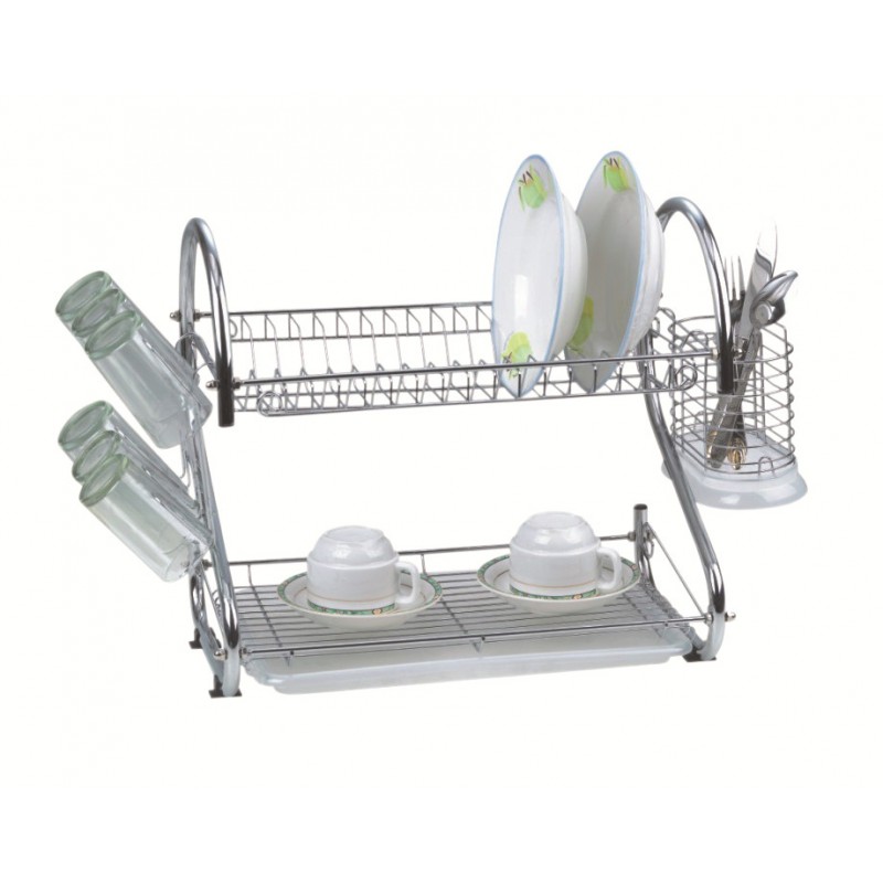 2 TIER DISHRACK